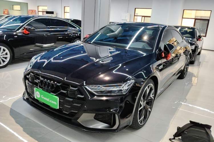 Used Audi A7L 2024 45 TFSI quattro Black Warrior Edition Guazi used car, China used car export, Used car for sale, Used cars, Cheapest cars for sale