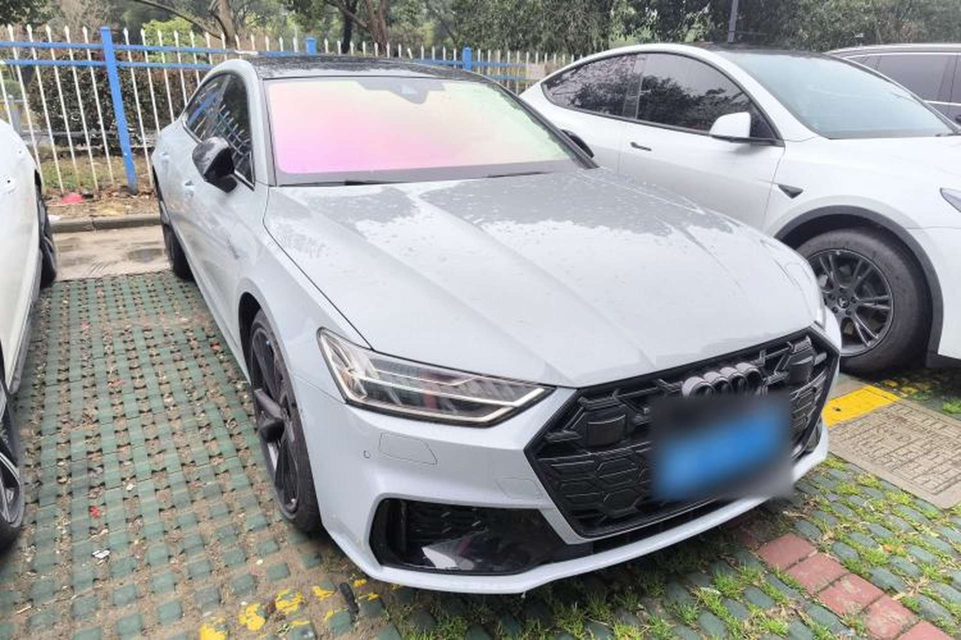 Used Audi A7L 2024 45 TFSI quattro RS Performance Edition Front Right 45 Deg