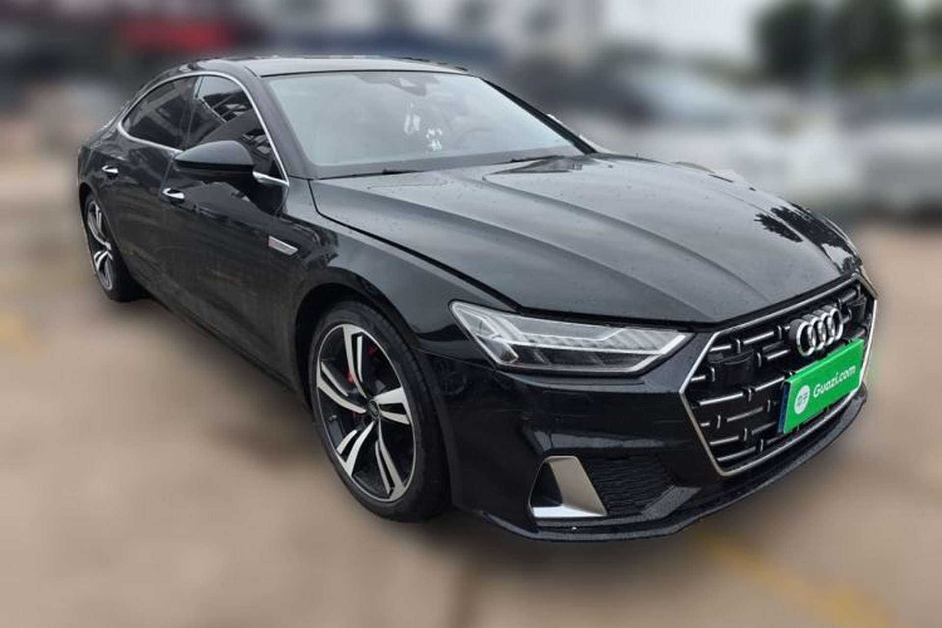 Used Audi A7L 2024 45TFSI quattro S-line Visionary Edition Flow Crystal Package Front Right 45 Deg