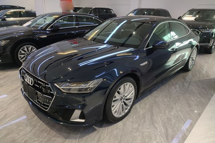Used Audi A7L 2024 45TFSI S-line Dream-Building Edition Flow Crystal Package Guazi used car, China used car export, Used car for sale, Used cars, Cheapest cars for sale