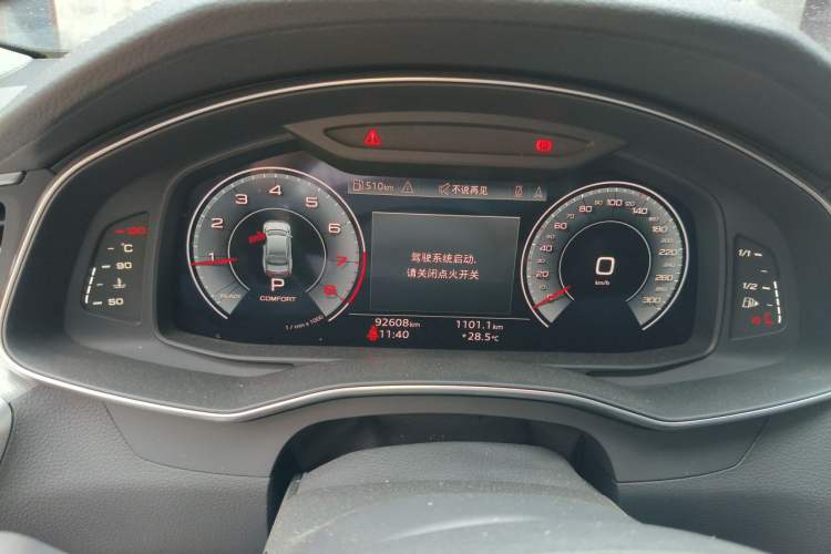 Used Audi A7L 2024 45TFSI S-line Dream-Building Edition Flow Crystal Package Instrument Cluster