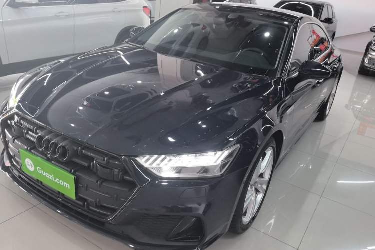 Used Audi A7L 2024 45TFSI quattro S-line Visionary Edition Flow Crystal Package Guazi used car, China used car export, Used car for sale, Used cars, Cheapest cars for sale