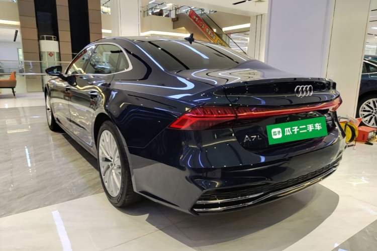 Used Audi A7L 2024 45TFSI S-line Dream-Building Edition Flow Crystal Package Rear Left 45 Deg