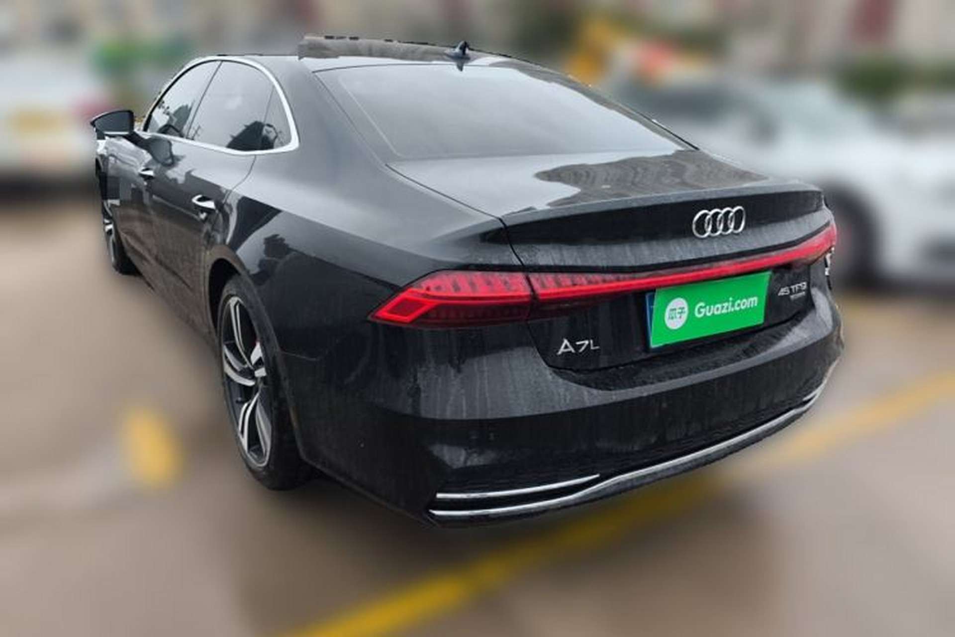 Used Audi A7L 2024 45TFSI quattro S-line Visionary Edition Flow Crystal Package Rear Left 45 Deg