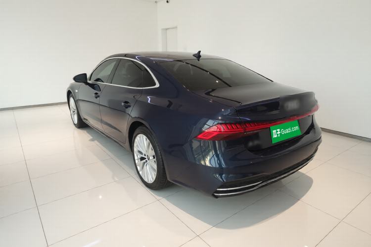 Used Audi A7L 2024 45TFSI S-line Dream-Building Edition Flow Crystal Package Rear Left 45 Deg