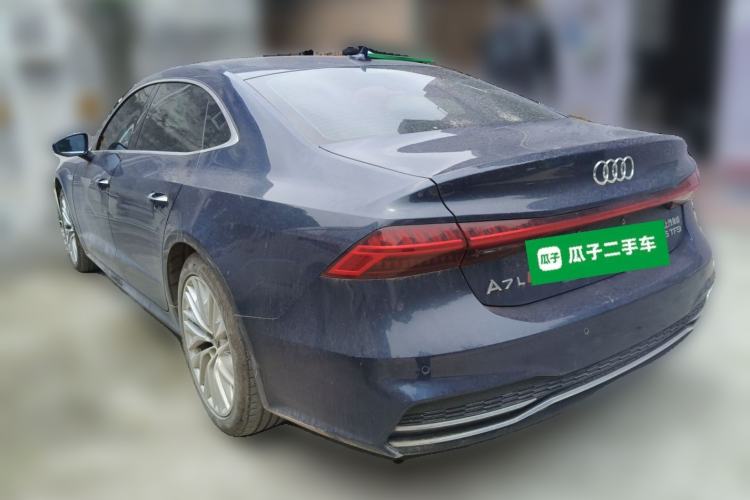Used Audi A7L 2024 45TFSI S-line Dream-Building Edition Flow Crystal Package Rear Left 45 Deg