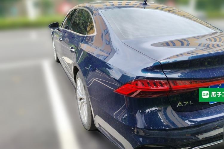 Used Audi A7L 2024 45TFSI S-line Dream-Building Edition Flow Crystal Package Rear Left 45 Deg