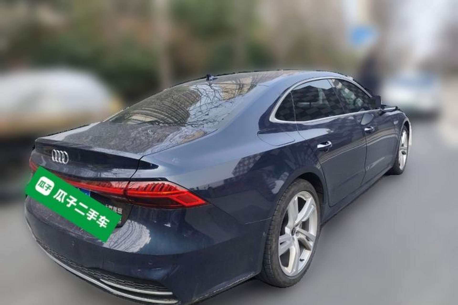 Used Audi A7L 2024 45TFSI quattro S-line Visionary Edition Flow Crystal Package Rear Right 45 Deg