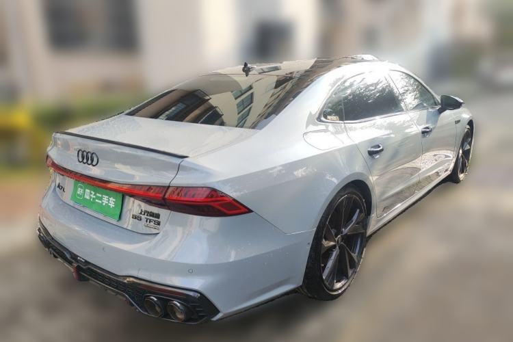 Used Audi A7L 2024 45 TFSI quattro RS Performance Edition Rear Right 45 Deg