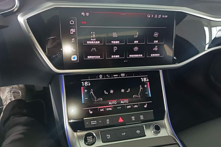 Used Audi A7L 2024 45 TFSI quattro RS Performance Edition Audio And AC Panel