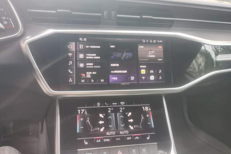 Used Audi A7L 2024 45 TFSI quattro Luxury Edition Audio And AC Panel