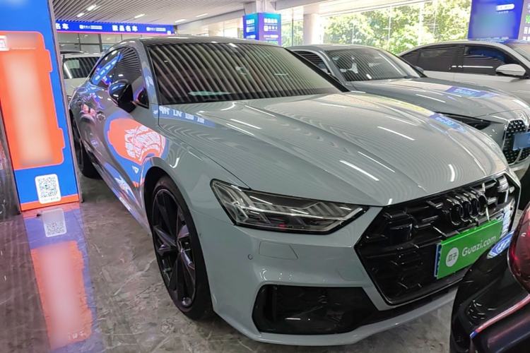 Used Audi A7L 2024 45 TFSI quattro RS Performance Edition Front Right 45 Deg