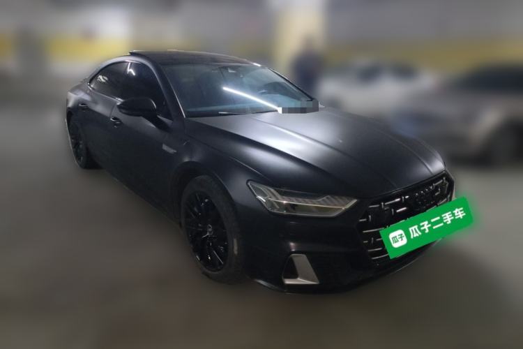 Used Audi A7L 2024 45TFSI S-line Dream-Building Edition Flow Crystal Package Front Right 45 Deg