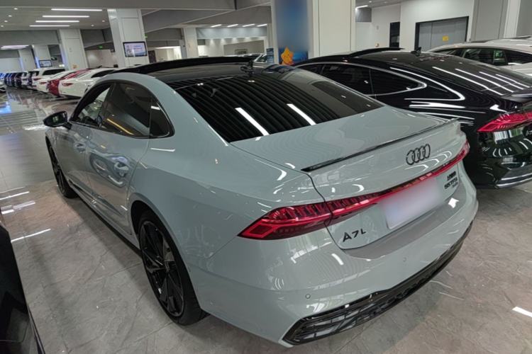 Used Audi A7L 2024 55 TFSI quattro Flagship Model Rear Left 45 Deg