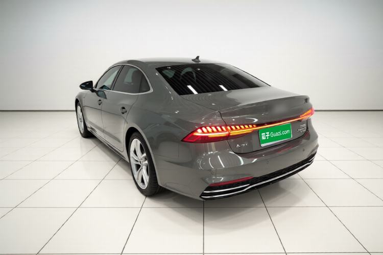 Used Audi A7L 2024 45TFSI quattro S-line Visionary Edition Flow Crystal Package Rear Left 45 Deg