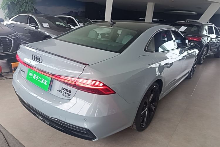 Used Audi A7L 2024 45 TFSI quattro RS Performance Edition Rear Right 45 Deg