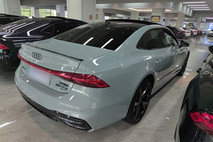 Used Audi A7L 2024 55 TFSI quattro Flagship Model Rear Right 45 Deg