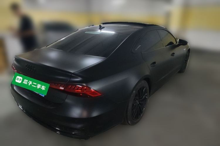 Used Audi A7L 2024 45TFSI S-line Dream-Building Edition Flow Crystal Package Rear Right 45 Deg