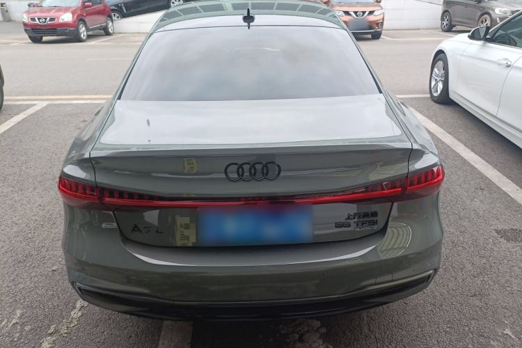 Used Audi A7L 2024 55TFSI quattro S-line Zhiyuan Edition with Obsidian Black Package Rear