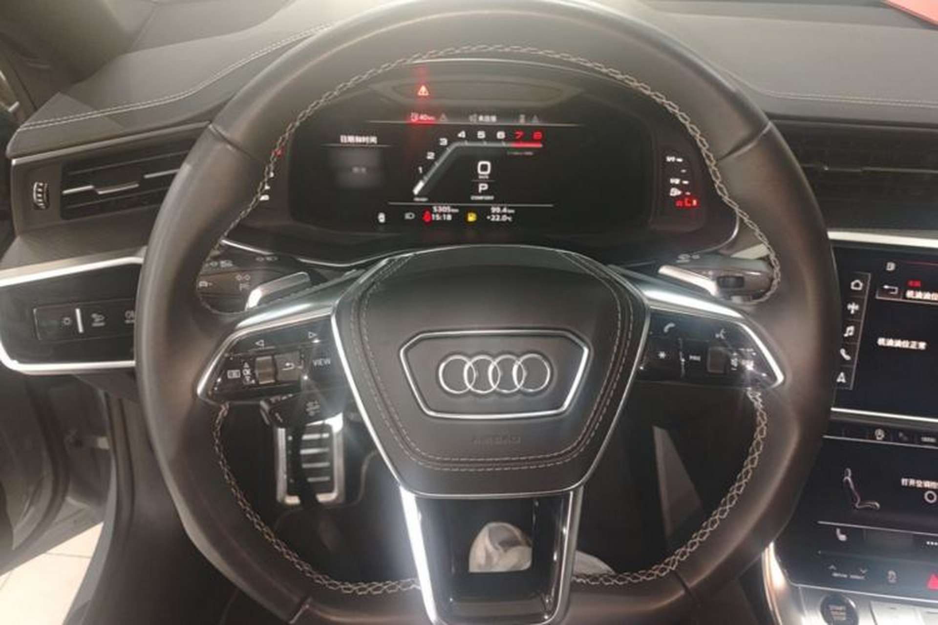 Used Audi A7L 2024 55 TFSI quattro Flagship Model Steering Wheel