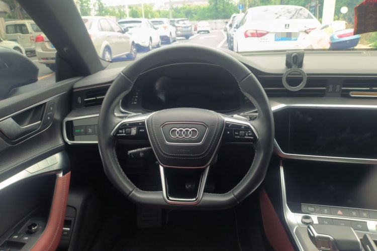 Used Audi A7L 2024 45 TFSI quattro Black Warrior Edition Steering Wheel