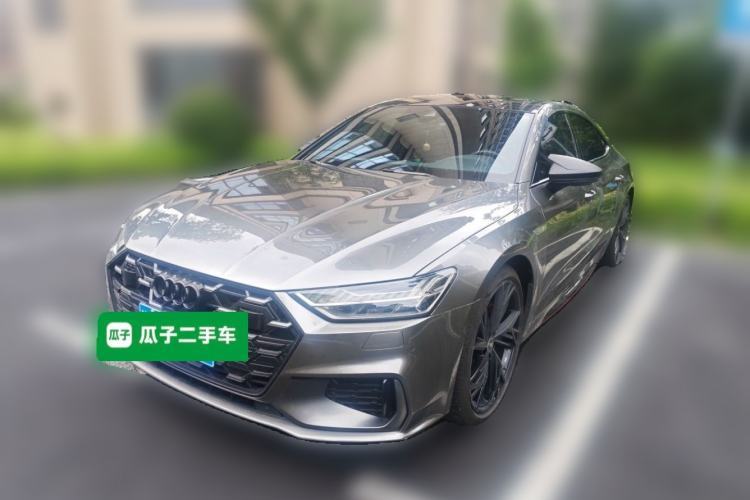 Used Audi A7L 2024 45 TFSI quattro S-line Black Warrior Edition Guazi used car, China used car export, Used car for sale, Used cars, Cheapest cars for sale