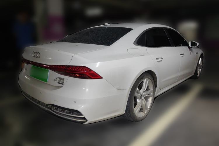 Used Audi A7L 2024 45TFSI quattro S-line Visionary Edition Flow Crystal Package Rear Right 45 Deg