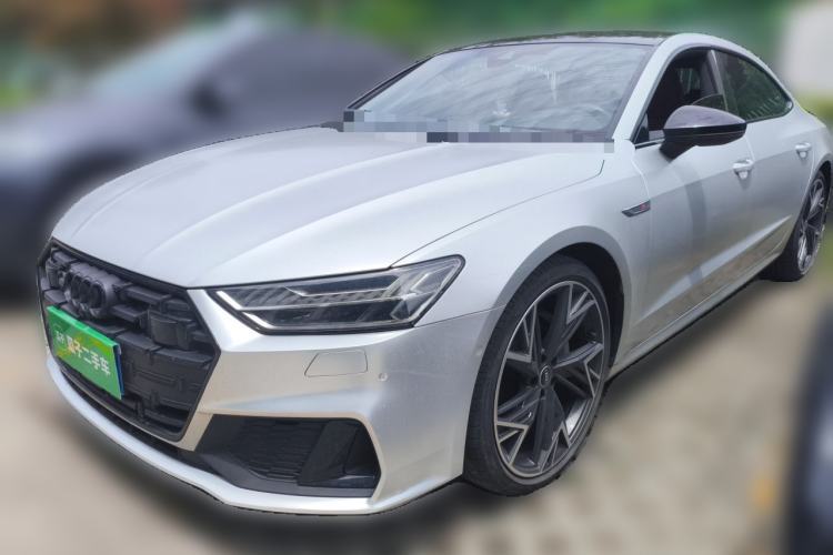 Used Audi A7L 2024 45 TFSI quattro S-line Black Warrior Edition Guazi used car, China used car export, Used car for sale, Used cars, Cheapest cars for sale