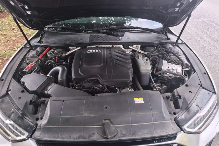 Used Audi A7L 2024 45 TFSI quattro Black Warrior Edition Engine Bay