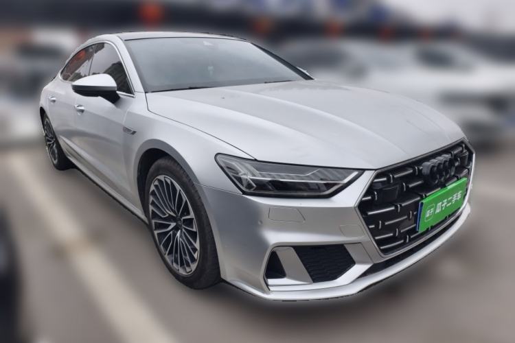 Used Audi A7L 2024 45 TFSI Luxury Edition Front Right 45 Deg