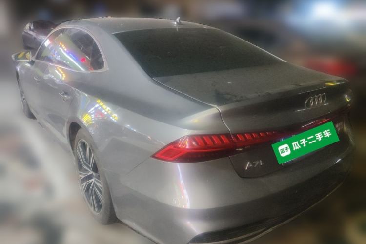 Used Audi A7L 2024 45TFSI S-line Dream-Building Edition Flow Crystal Package Rear Left 45 Deg