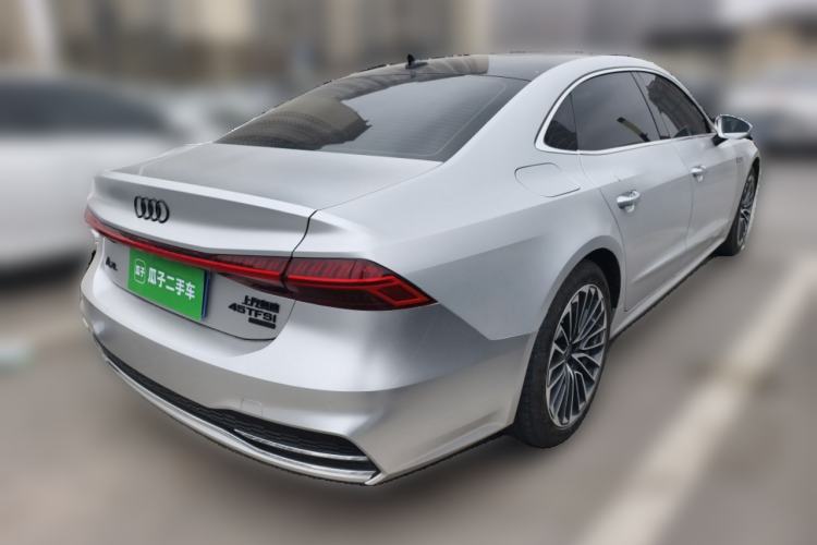 Used Audi A7L 2024 45 TFSI Luxury Edition Rear Right 45 Deg