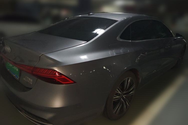 Used Audi A7L 2024 45TFSI S-line Dream-Building Edition Flow Crystal Package Rear Right 45 Deg