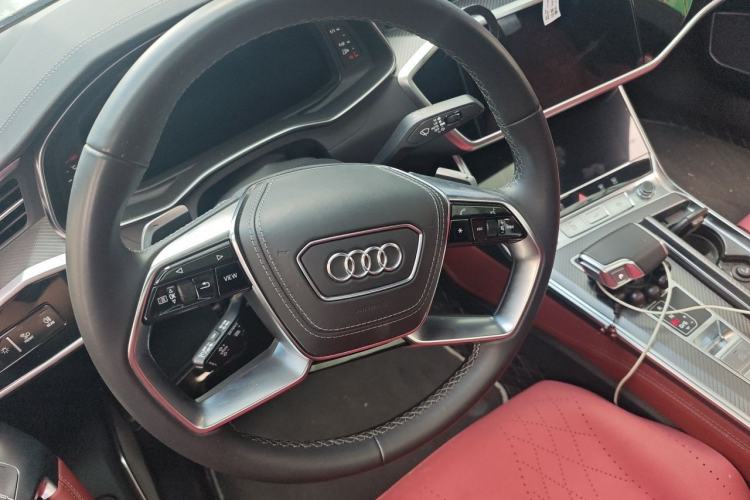 Used Audi A7L 2024 45 TFSI quattro Black Warrior Edition Steering Wheel