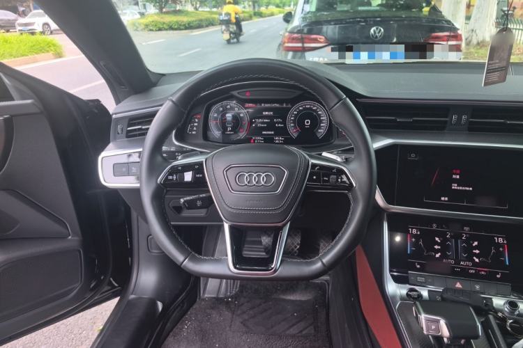 Used Audi A7L 2024 45 TFSI quattro Black Warrior Edition Steering Wheel