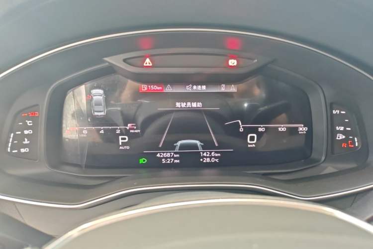 Used Audi A7L 2024 45TFSI S-line Dream-Building Edition Flow Crystal Package Instrument Cluster