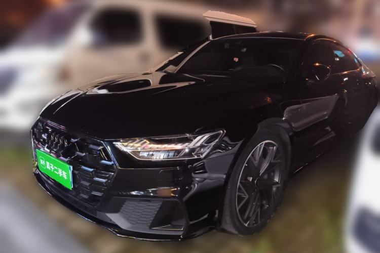Used Audi A7L 2024 45 TFSI quattro S-line Black Warrior Edition Guazi used car, China used car export, Used car for sale, Used cars, Cheapest cars for sale