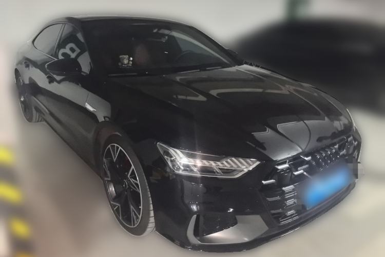 Used Audi A7L 2025 45 TFSI quattro Black Warrior Edition Front Right 45 Deg