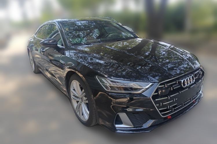 Used Audi A7L 2025 45 TFSI quattro Black Warrior Edition Front Right 45 Deg