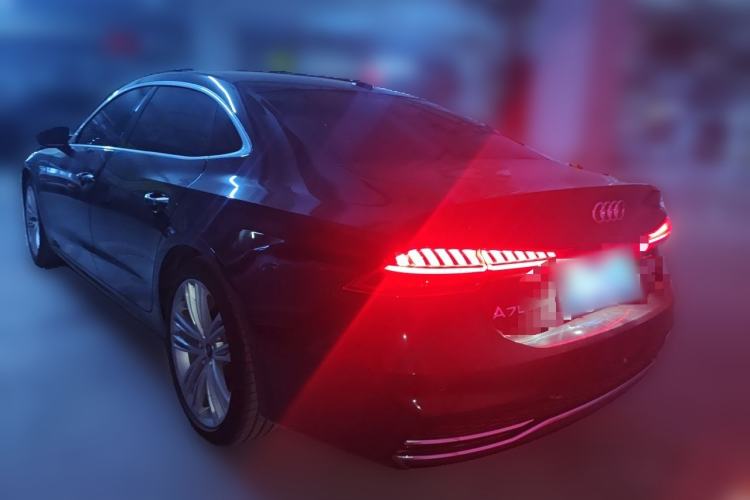 Used Audi A7L 2025 45 TFSI quattro Luxury Edition Rear Left 45 Deg