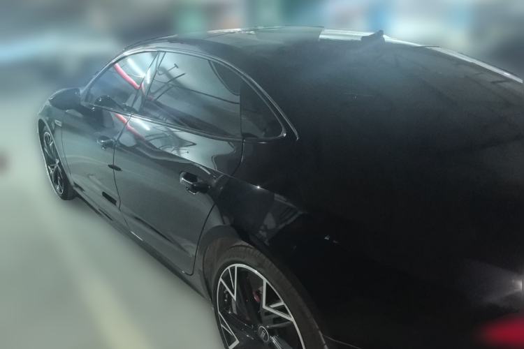 Used Audi A7L 2025 45 TFSI quattro Black Warrior Edition Rear Left 45 Deg