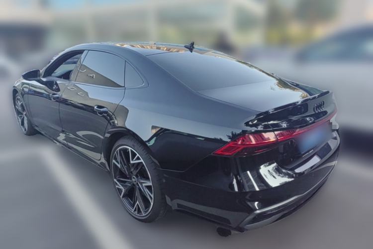 Used Audi A7L 2025 45 TFSI quattro Black Warrior Edition Rear Left 45 Deg