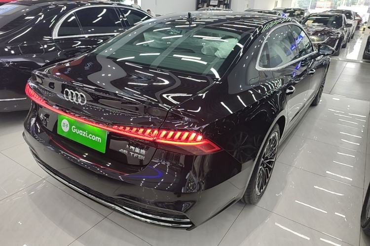 Used Audi A7L 2025 45 TFSI Luxury Edition Rear Right 45 Deg