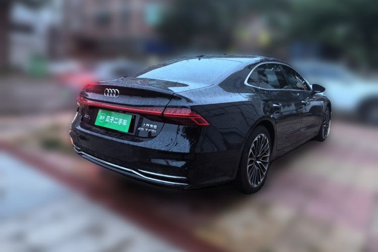 Used Audi A7L 2025 45 TFSI Luxury Edition Rear Right 45 Deg