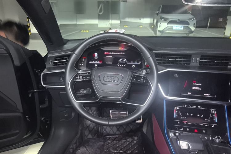 Used Audi A7L 2025 45 TFSI quattro Black Warrior Edition Steering Wheel