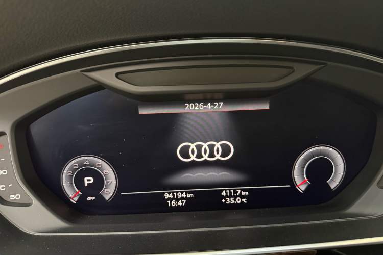 Used Audi A8 2018 A8L 55 TFSI quattro Launch Edition Prestige Model Odometer Close Up