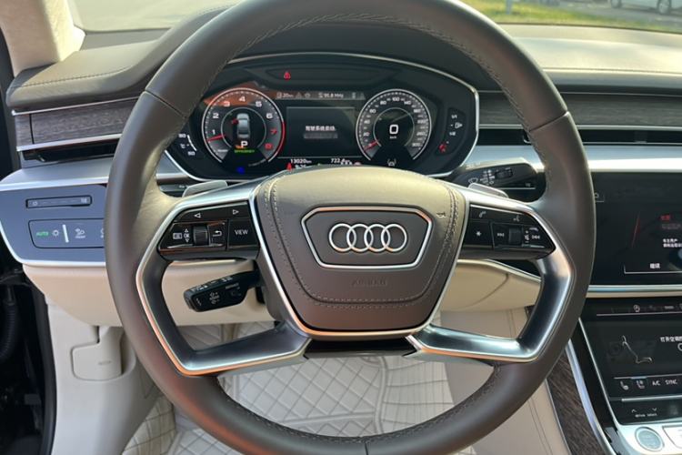 Used Audi A8 2024 A8L 55 TFSI quattro Flagship Model Steering Wheel