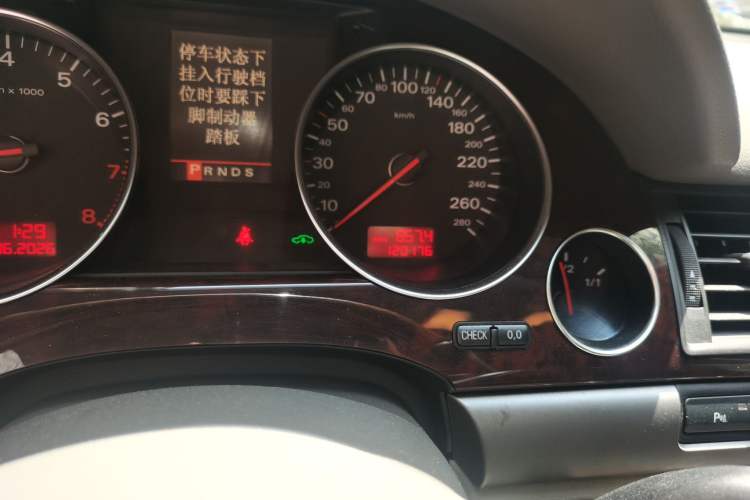 Used Audi A8 2005 A8L 3.0L Odometer Close Up