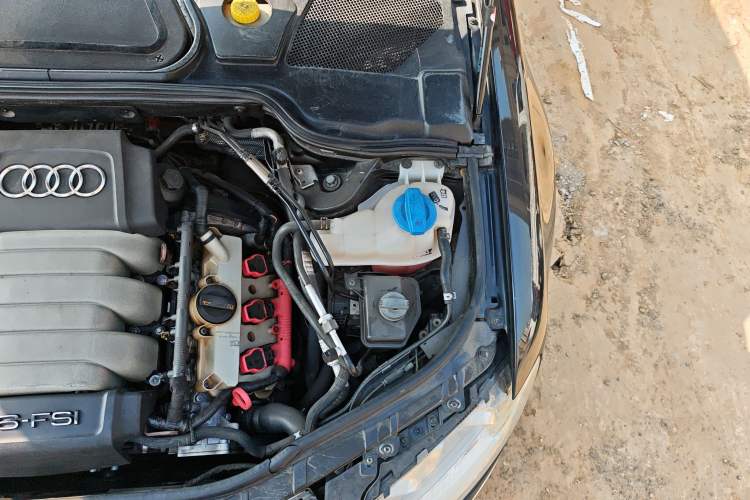 Used Audi A8 2008 A8L 2.8 FSI Standard Model Engine Bay Left