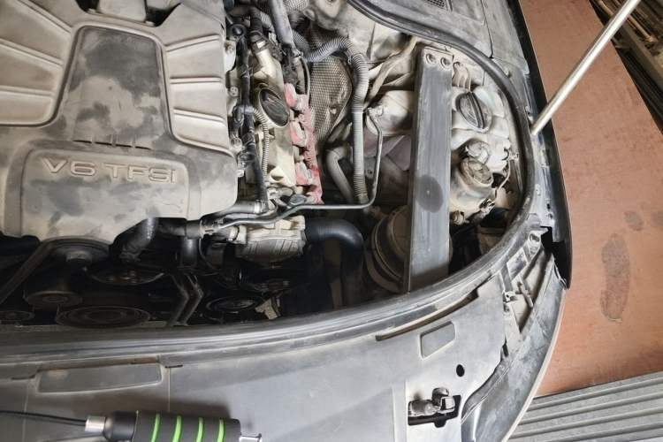 Used Audi A8 2012 A8L 45 TFSI quattro Luxury Model Engine Bay Left